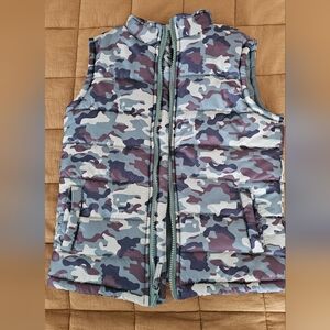 Liberty Valor Camouflage Puffer Vest sz 7/8
